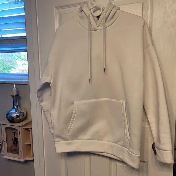 Love Your Self Hoodie Sweatshirt White Women's XS Shein - Picture 5 of 13